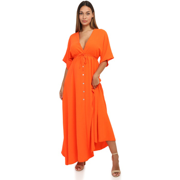 textil Mujer Vestidos La Modeuse 66762_P155477 Naranja