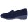 Zapatos Mujer Derbie & Richelieu Selquir Zapatillas  Rejilla 500 Marino Azul
