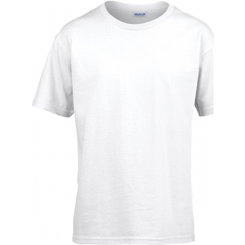 textil Hombre Camisetas manga larga Gildan Softstyle Blanco