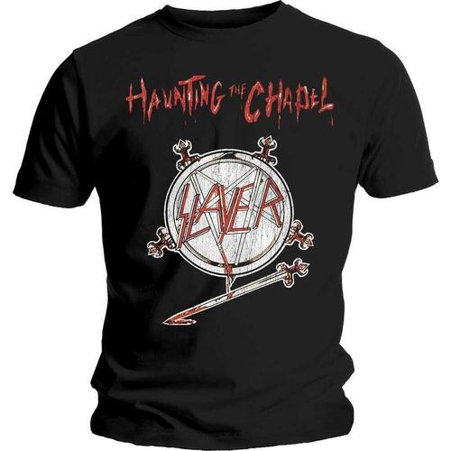 textil Camisetas manga larga Slayer Haunting The Chapel Negro