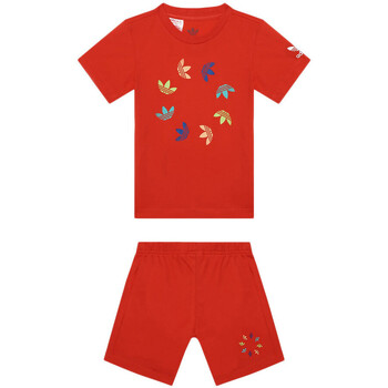 textil Niños Conjunto adidas Originals  Rojo