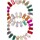 Relojes & Joyas Mujer Aretes Luna Collection 70668 Multicolor