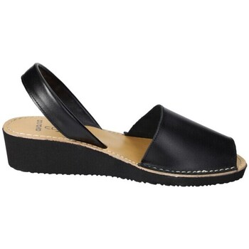 Zapatos Mujer Sandalias Avarca Cayetano Ortuño Cuñas menorquinas Negro