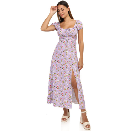 textil Mujer Vestidos La Modeuse 67021_P155793 Violeta