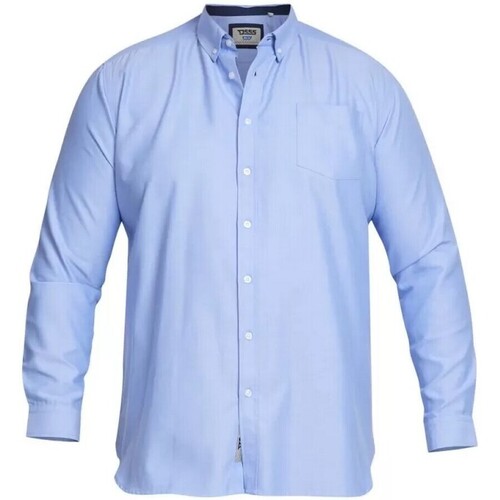 textil Hombre Camisas manga larga Duke DC462 Azul