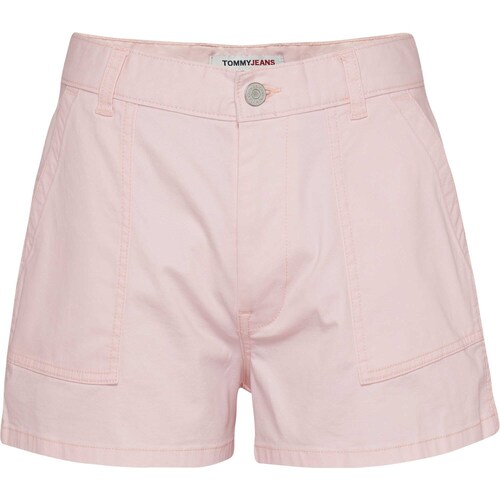 textil Mujer Shorts / Bermudas Tommy Jeans Short Tommy Hilfiger Harper Rosa