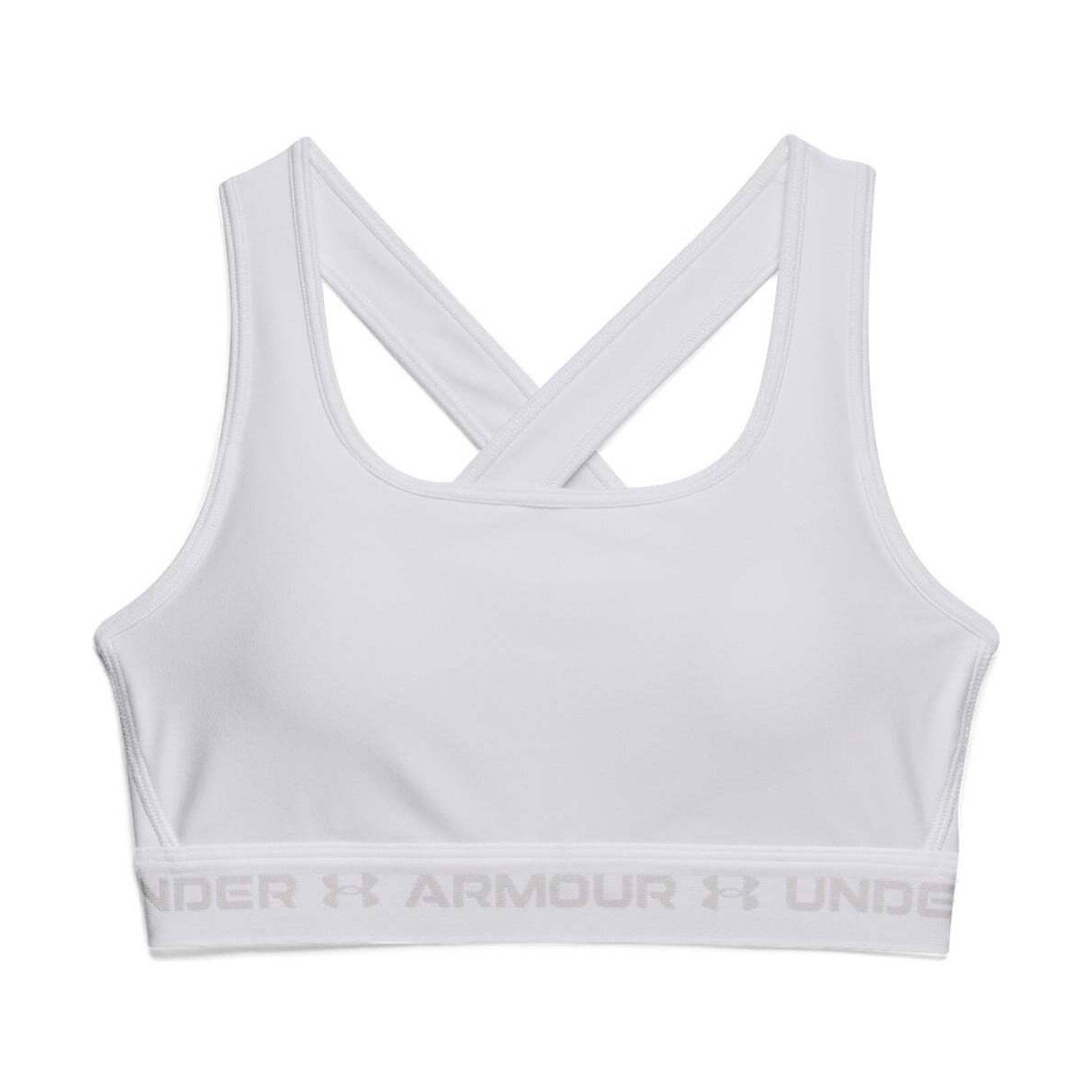 Ropa interior Mujer Camiseta interior Under Armour UA Crossback Mid Bra Blanco