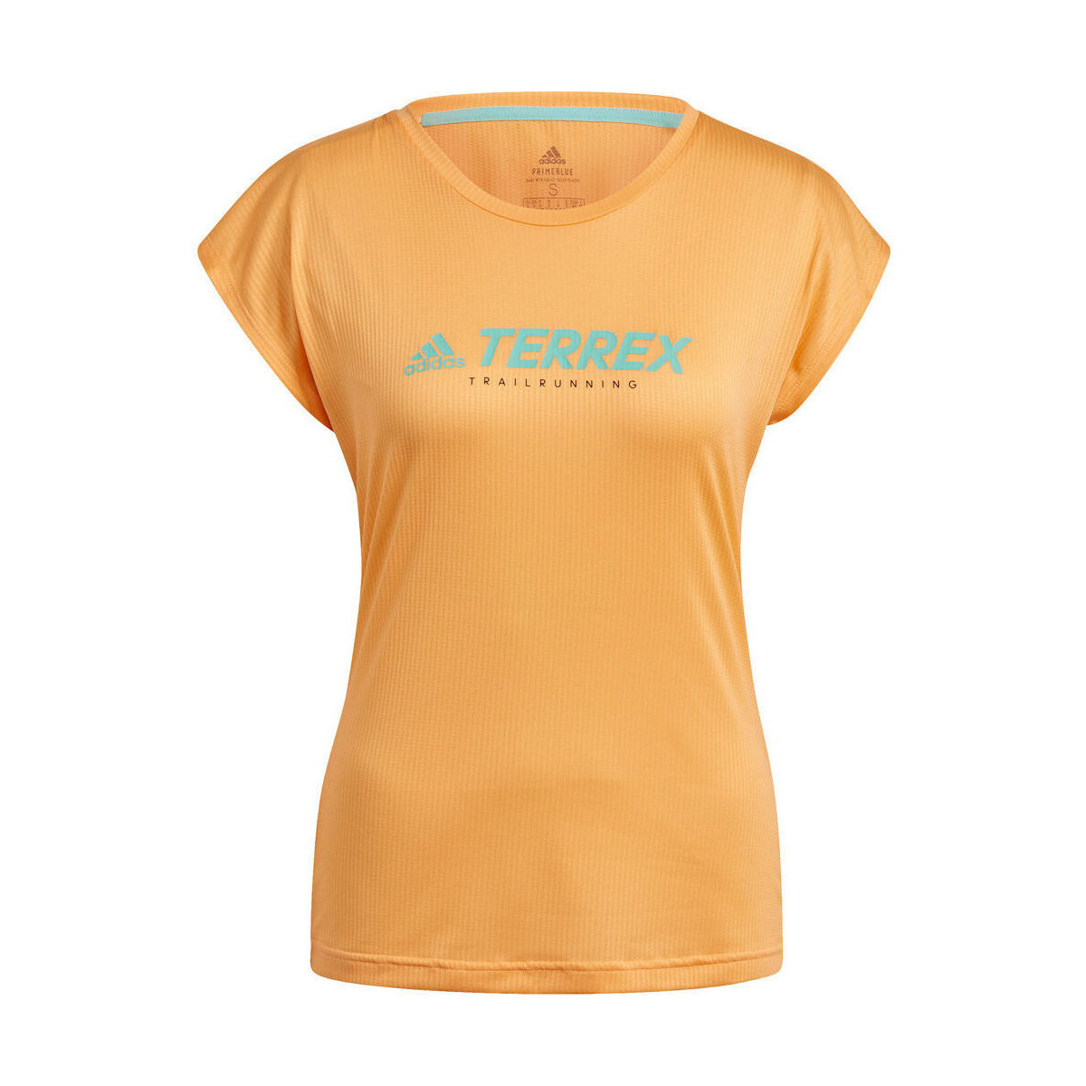textil Mujer Camisas adidas Originals W TRAIL LOGO T Naranja