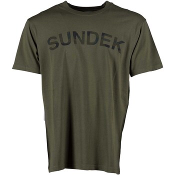 textil Hombre Tops y Camisetas Sundek T-Shirt Verde