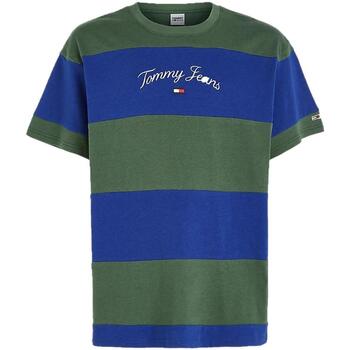 textil Hombre Camisetas manga corta Tommy Jeans DM0DM16836-C9B Azul