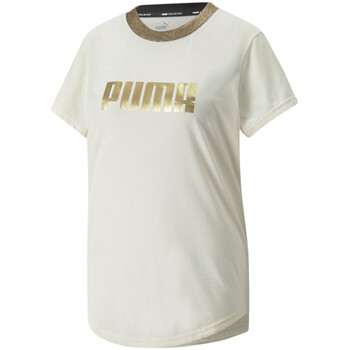 textil Mujer Tops y Camisetas Puma  Beige