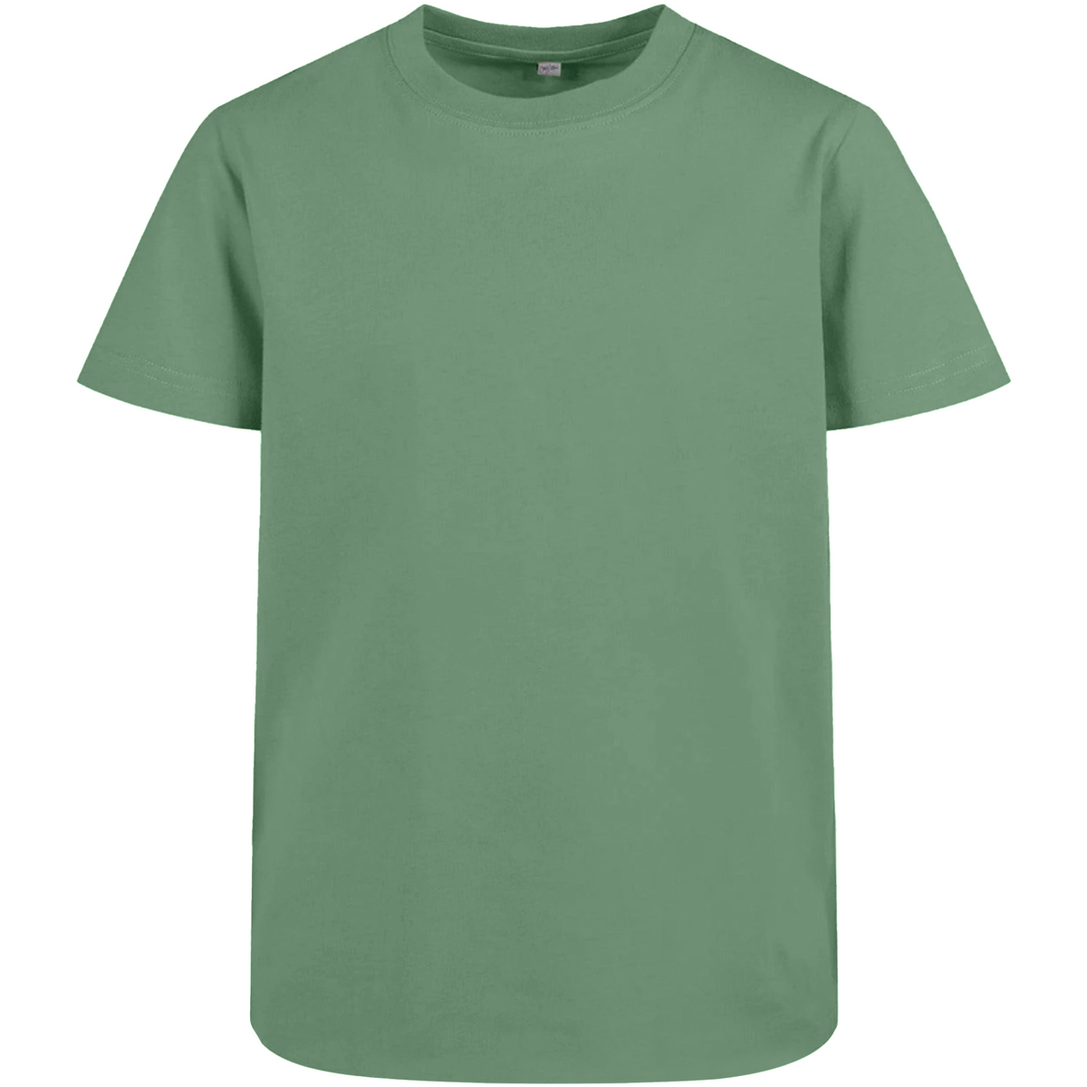 textil Niños Camisetas manga larga Build Your Brand Basic 2.0 Verde