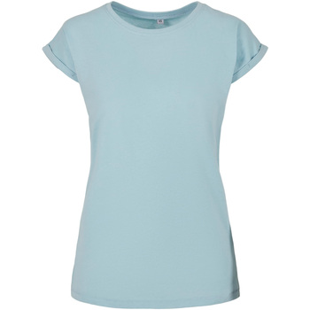 textil Mujer Camisetas manga larga Build Your Brand BY021 Azul