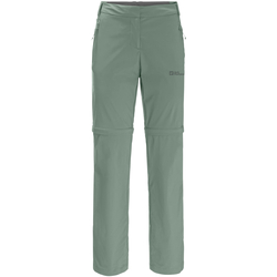 textil Mujer Pantalones de chándal Jack Wolfskin Glastal Zip Off Pants W Verde