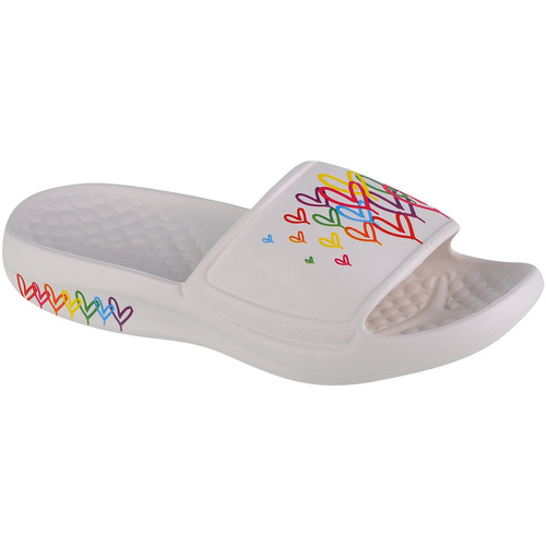 Zapatos Mujer Pantuflas Skechers Foamies In Love With Love Blanco