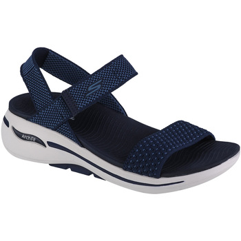 Zapatos Mujer Sandalias de deporte Skechers Go Walk Arch Fit Sandal - Polished Azul