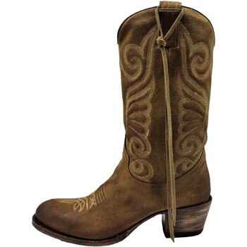 Zapatos Mujer Botas Sendra boots - Botas Cowboy Debora Serraje Usado Marrón