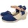 Zapatos Mujer Senderismo Kokis Esparteñas antelina Azul