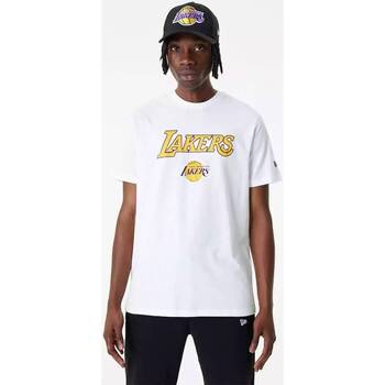 textil Hombre Tops y Camisetas New-Era LA Lakers NBA Team Logo  60357058-100 Blanco