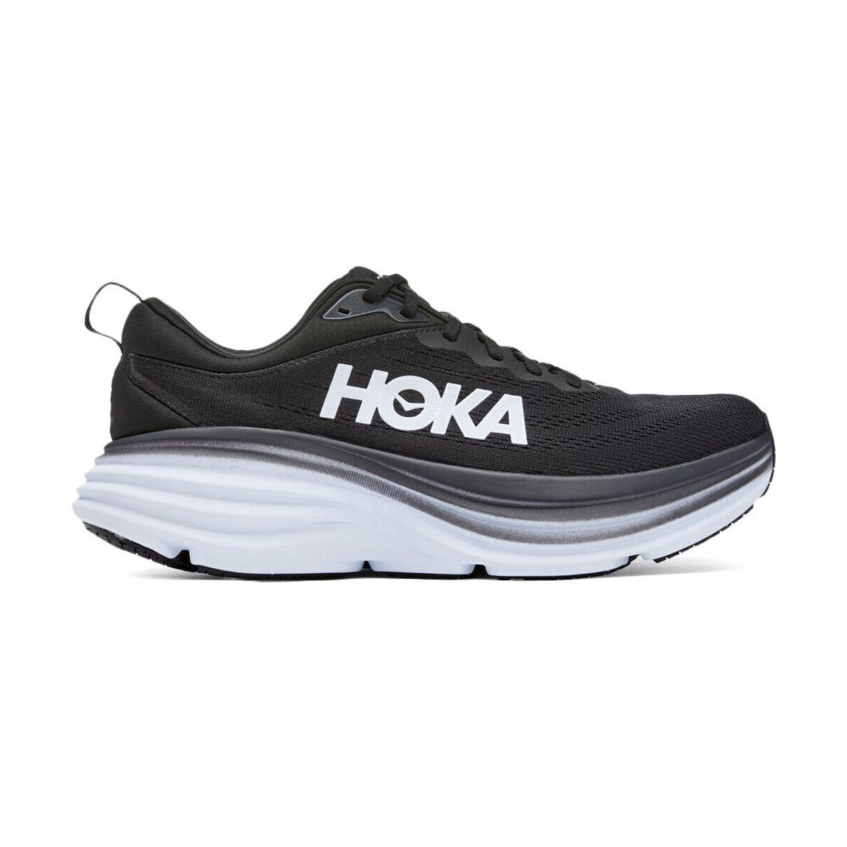 Zapatos Hombre Running / trail Hoka one one BONDI 8 Negro
