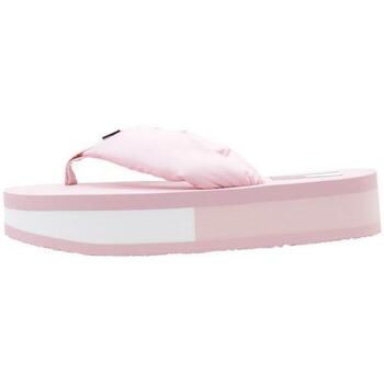 Zapatos Mujer Chanclas Tommy Hilfiger WEBBING MID BEACH SNDL NW STRP Rosa