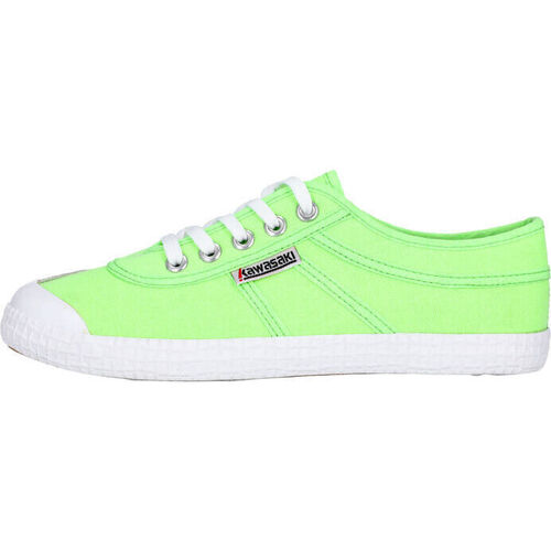 Zapatos Deportivas Moda Kawasaki Original Neon Canvas shoe K202428-ES 3002 Green Gecko Verde