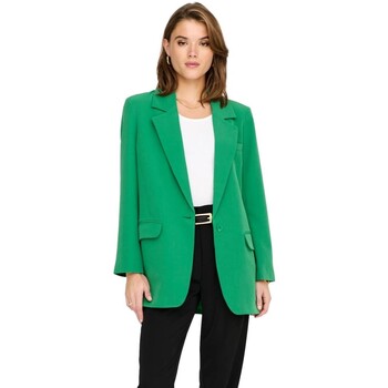 textil Mujer Chaquetas / Americana Only AMERICANA LARGA VERDE MUJER  15245698 Verde
