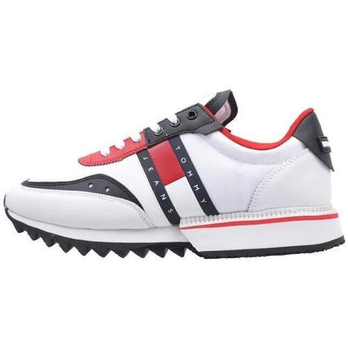 Zapatos Hombre Zapatillas bajas Tommy Hilfiger TOMMY JEANS CLEATED Blanco