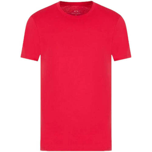 textil Hombre Tops y Camisetas EAX  Rojo