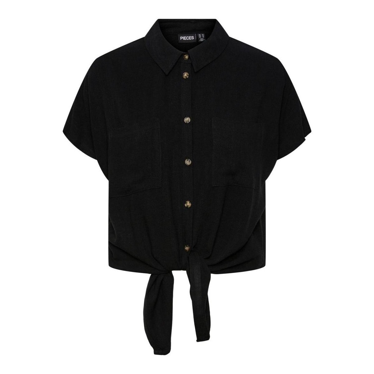 textil Mujer Camisas Pieces 17124357 VINSTY-BLACK Negro