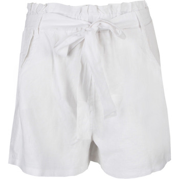 textil Mujer Shorts / Bermudas Losan SHORT LINEN Blanco