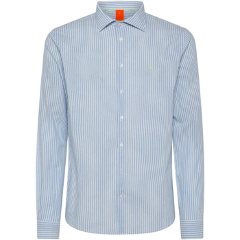 textil Hombre Camisas manga larga Sun68 S33121 8101 Azul