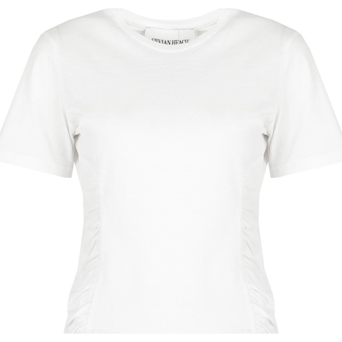textil Mujer Camisetas manga corta Silvian Heach CVP23123TS Blanco