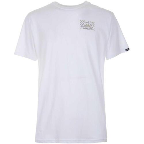 textil Hombre Camisetas manga corta Vans VN00003MWHT1 Blanco