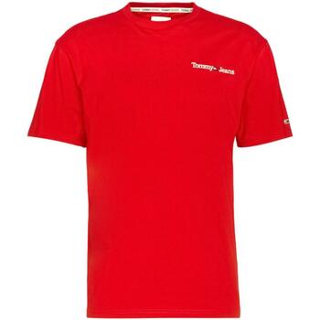 textil Hombre Camisetas manga corta Tommy Hilfiger DM0DM16878 XNL Rojo