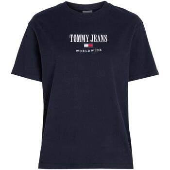 textil Mujer Camisetas manga corta Tommy Hilfiger DW0DW16154 DW5 Azul