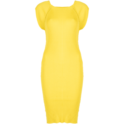 textil Mujer Vestidos cortos Silvian Heach GPP23163VE Amarillo