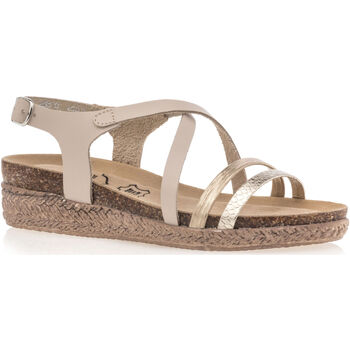 Zapatos Mujer Sandalias Terre Dépices Sandalias Mujer Beige Beige