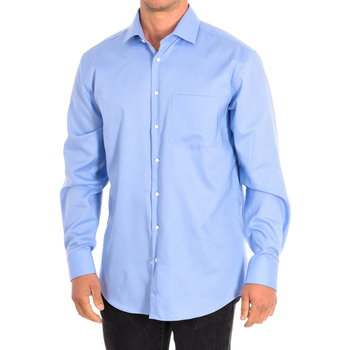 textil Hombre Camisas manga larga Seidensticker 391580-11 Azul