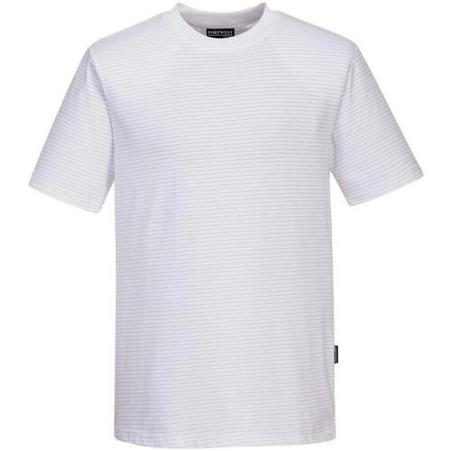 textil Hombre Camisetas manga larga Portwest PW101 Blanco