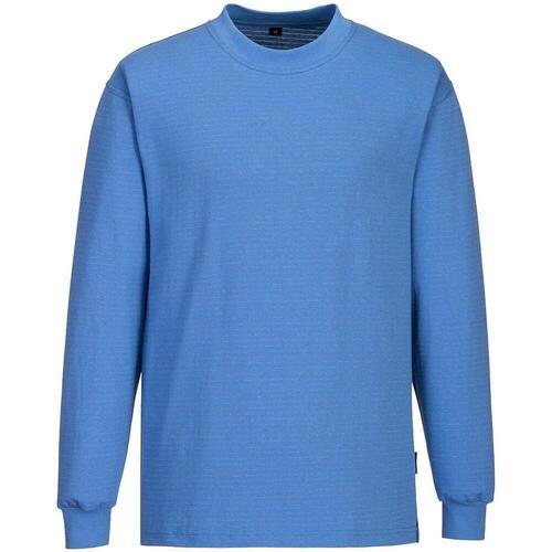 textil Hombre Camisetas manga larga Portwest PW104 Azul