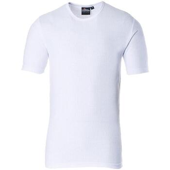 textil Mujer Camisetas manga corta Portwest  Blanco