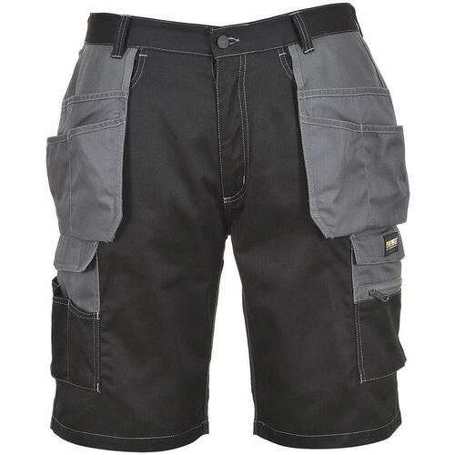 textil Hombre Shorts / Bermudas Portwest Granite Negro