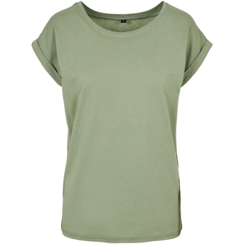 textil Mujer Camisetas manga larga Build Your Brand BY021 Verde
