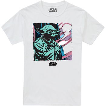 textil Hombre Camisetas manga larga Disney Jedi Legend Blanco