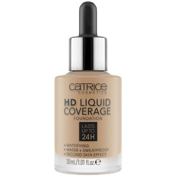 Belleza Base de maquillaje Catrice Hd Liquid Coverage Foundation Lasts Up To 24h 050-rosy Ash 