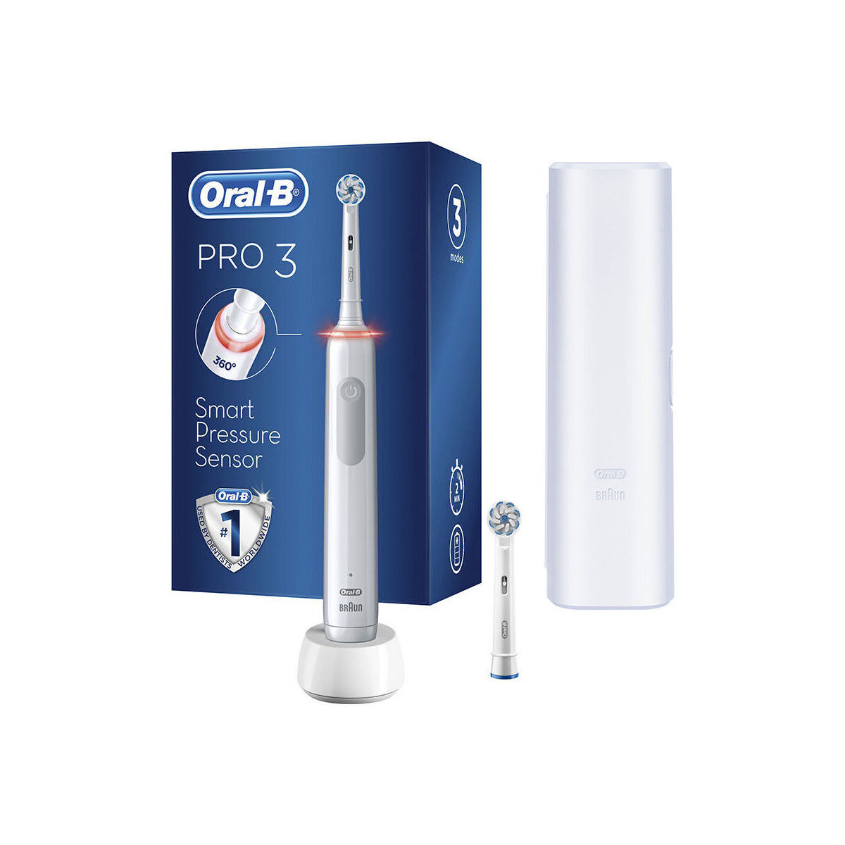 Belleza Tratamiento corporal Oral-B Pro 3500 Blanco Cepillo Eléctrico 