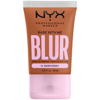 Belleza Mujer Base de maquillaje Nyx Professional Make Up Bare With Me Blur 15-warm Honey 