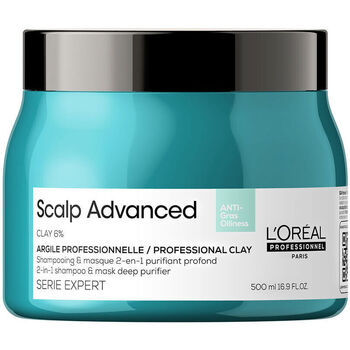 Belleza Champú L'oréal Scalp Advanced Anti-oiliness 2-in1 Shampoo & Mask Deep Purifer 