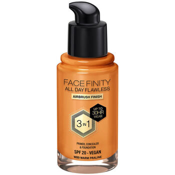 Belleza Mujer Base de maquillaje Max Factor Facefinity All Day Flawless 3 In 1 Foundation w89-warm Praline 